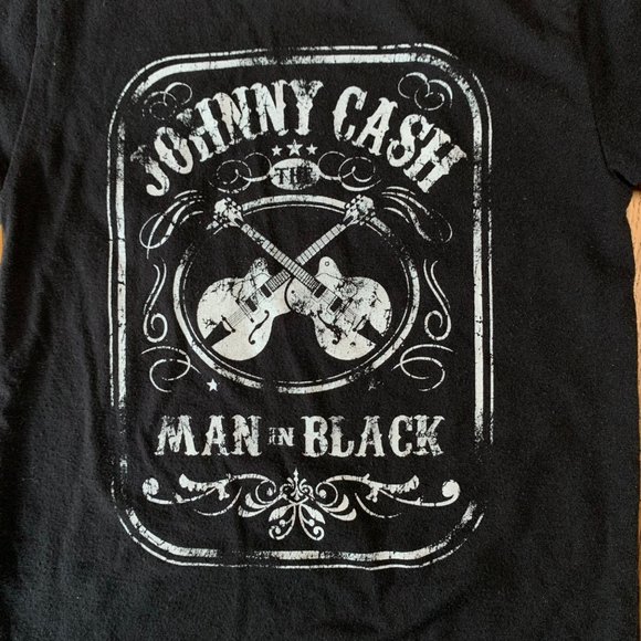 JOHNNY CASH Unisex T-Shirt Top 18 Months Tee Toddler The Man In Black - Picture 3 of 4